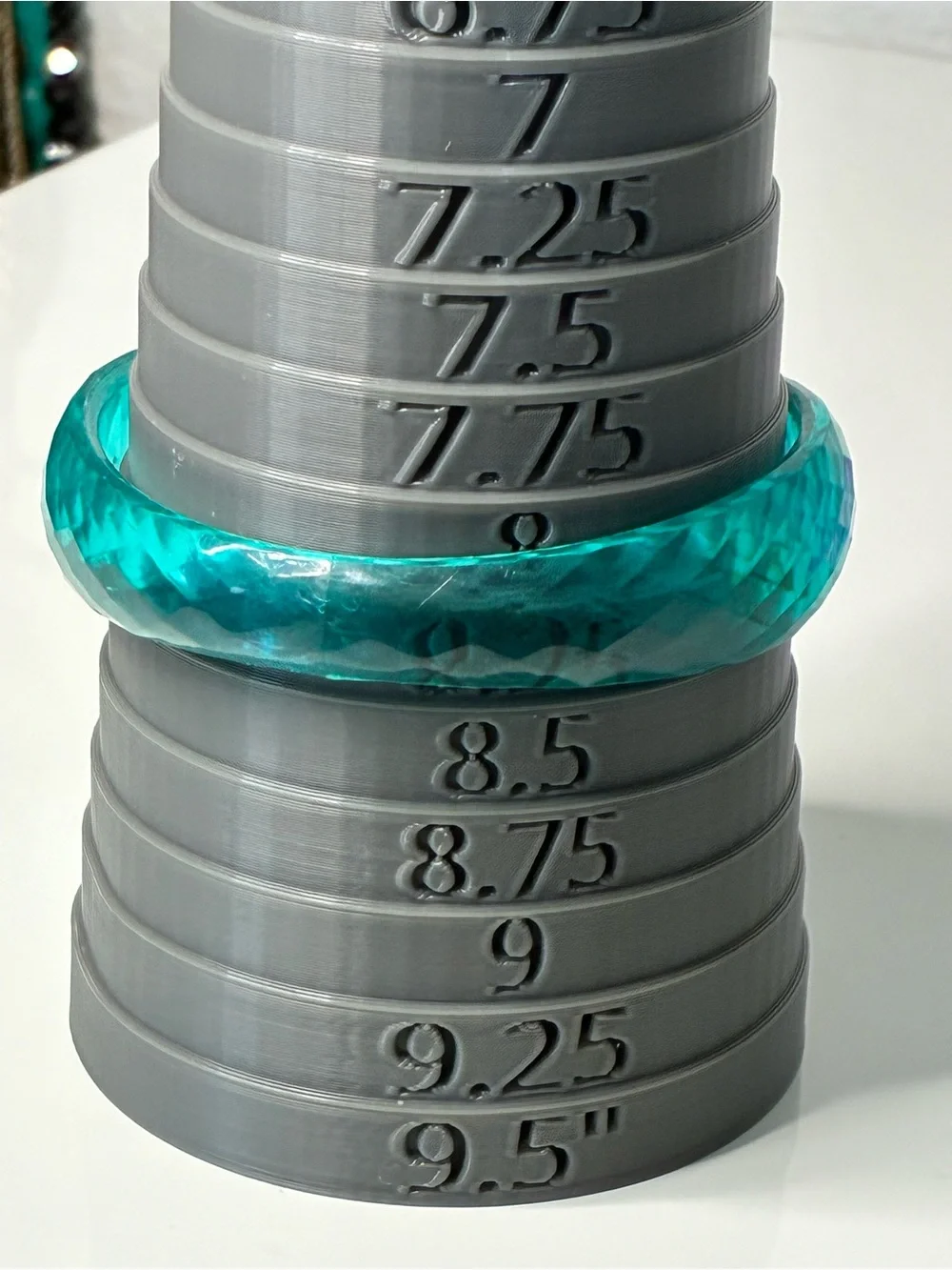 Source Unknown Colorful Resin Bangle Set - Purple, Teal, Green, Amber
